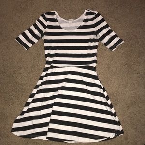 Black and white dress